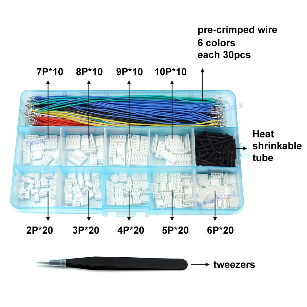 JST GH Connectors and Pre-Crim - Drone Kit Hexacopter recensione e prezzo