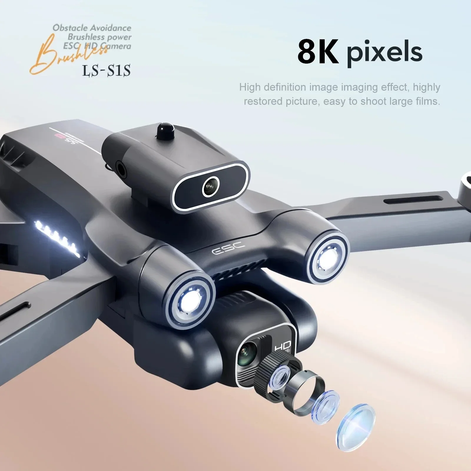 New S1S 5G GPS Drone Camera 8K - Drone Kit Professional recensione e prezzo