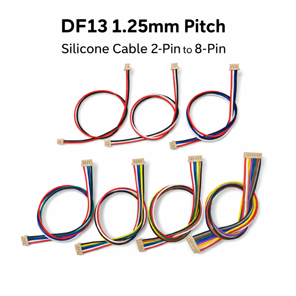 5PCS DF13 1.25mm Connector Cab - Drone Kit Hexacopter recensione e prezzo