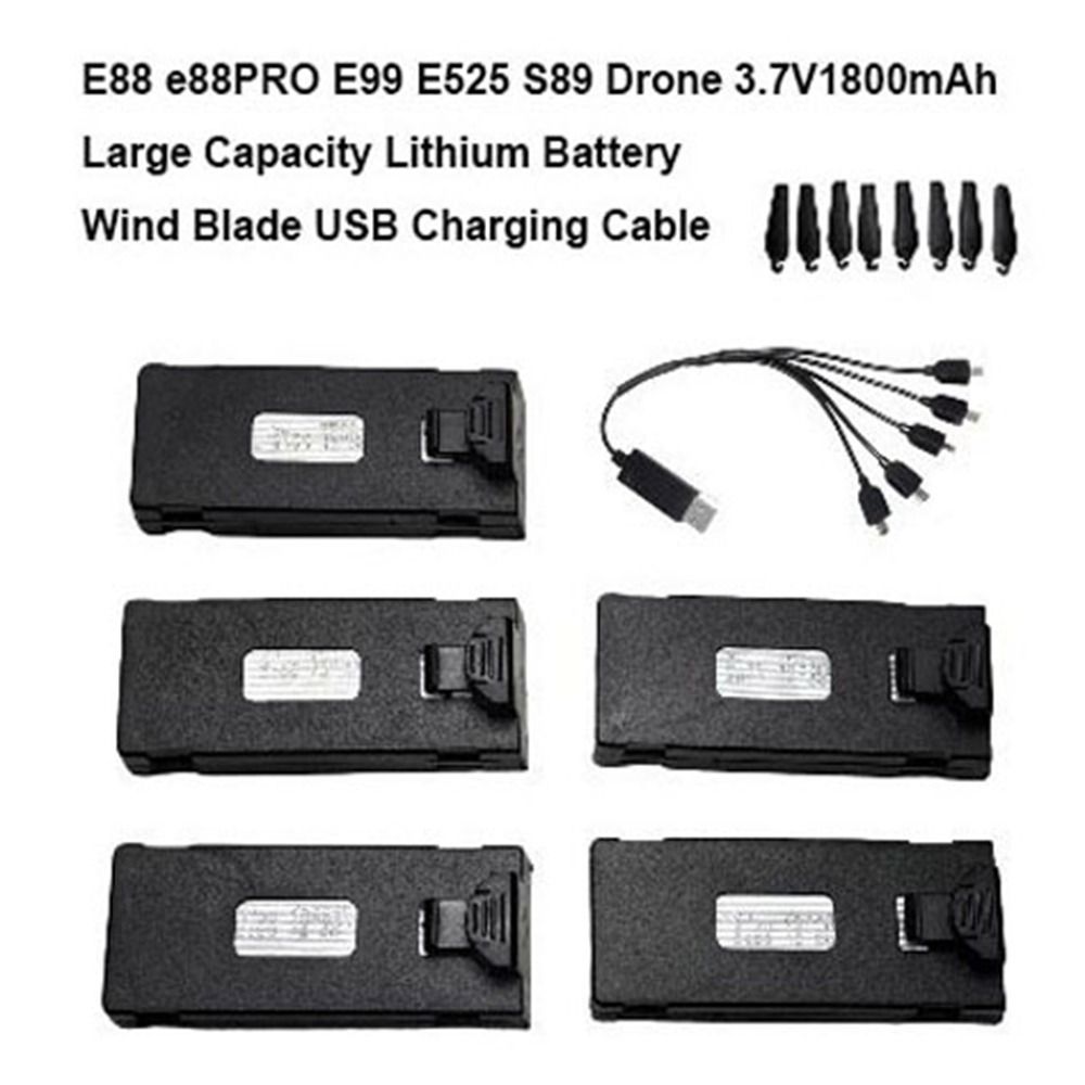 Black Lithium Battery 3.7V1800 - Drone Kit With Camera recensione e prezzo