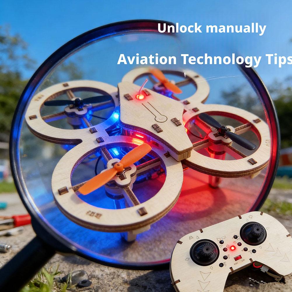 DIY Wooden RC Drone Quadcopter - Drone Kit Octocopter recensione e prezzo
