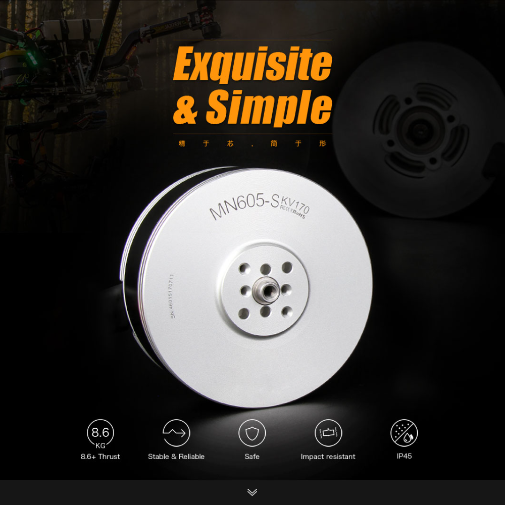 T-MOTOR 2PCS/SET Brushless Mot - Drone Kit Waterproof recensione e prezzo