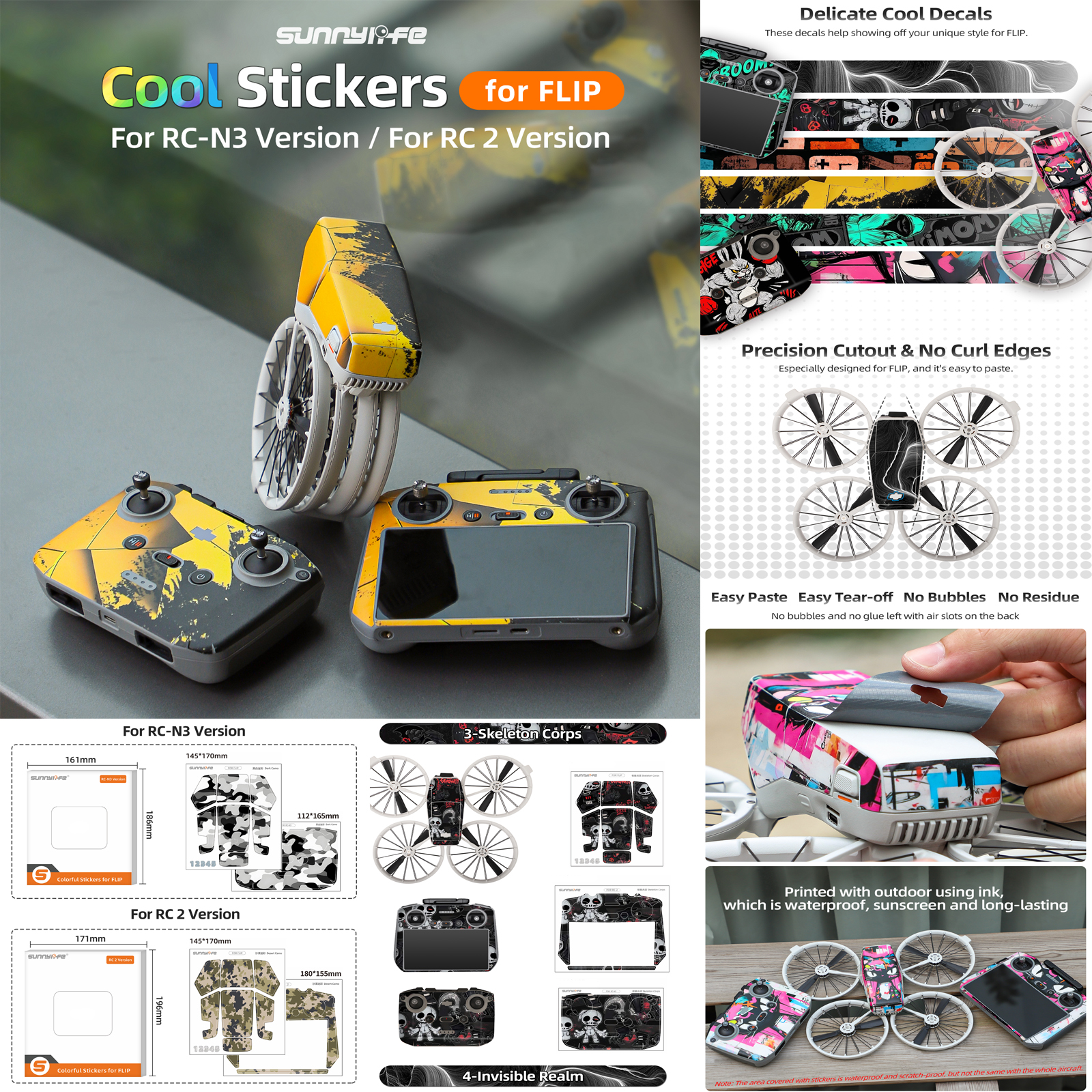 Sunnylife Sticker Kit for DJI  - Drone Kit Waterproof recensione e prezzo