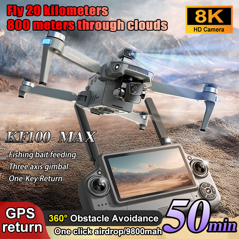 SJRC KF100 MAX 8K UHD Photo HD - Drone Kit Professional recensione e prezzo