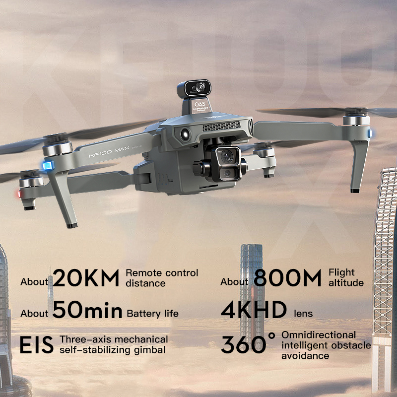 SJRC KF100 MAX 8K UHD Photo HD - Drone Kit Professional recensione e prezzo