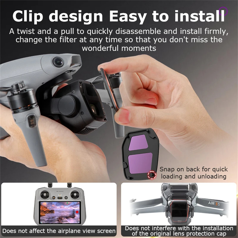 For DJI Air 3S Camera Lens Fil - Drone Kit Waterproof recensione e prezzo