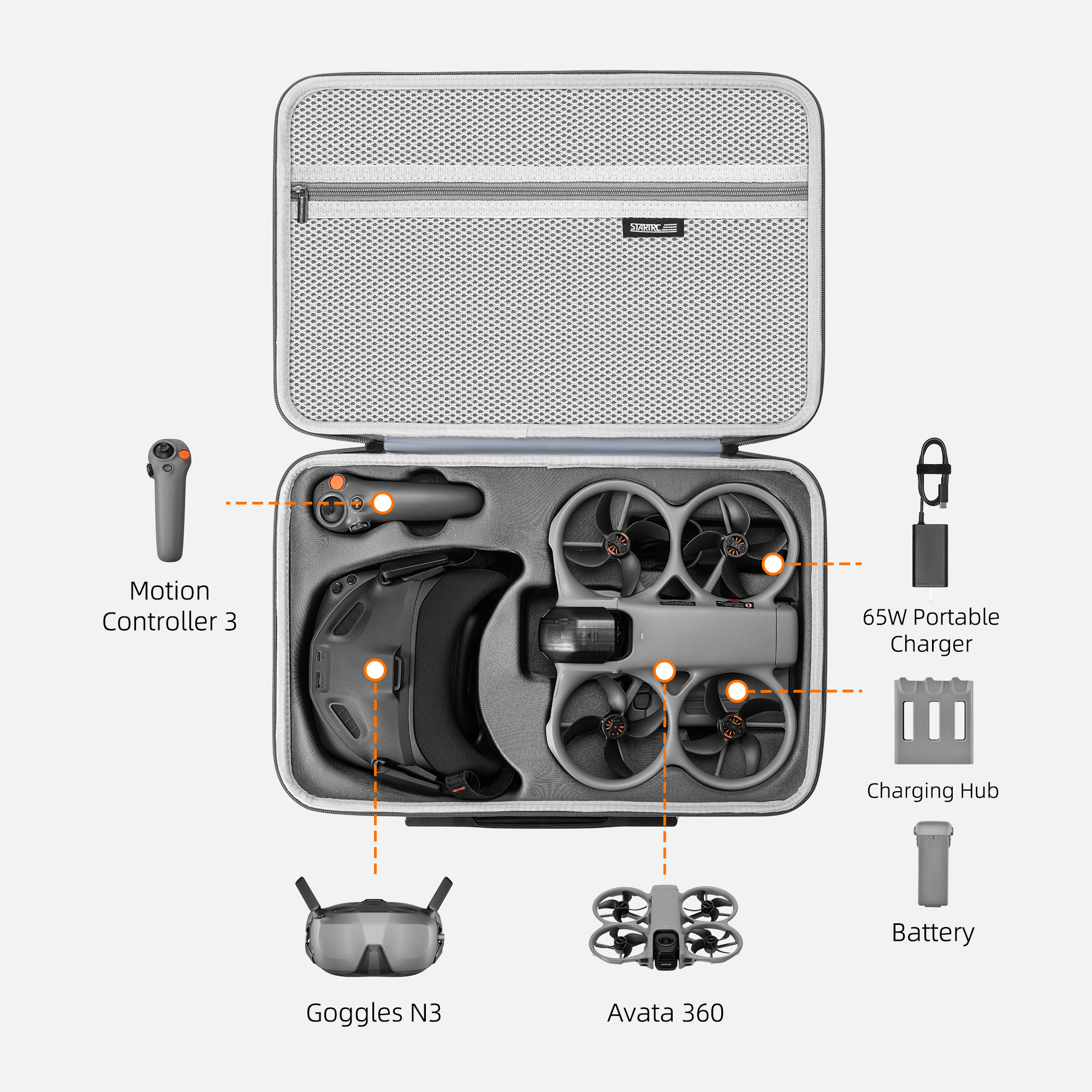 Portable Storage Bag For DJI A - Drone Kit Waterproof recensione e prezzo