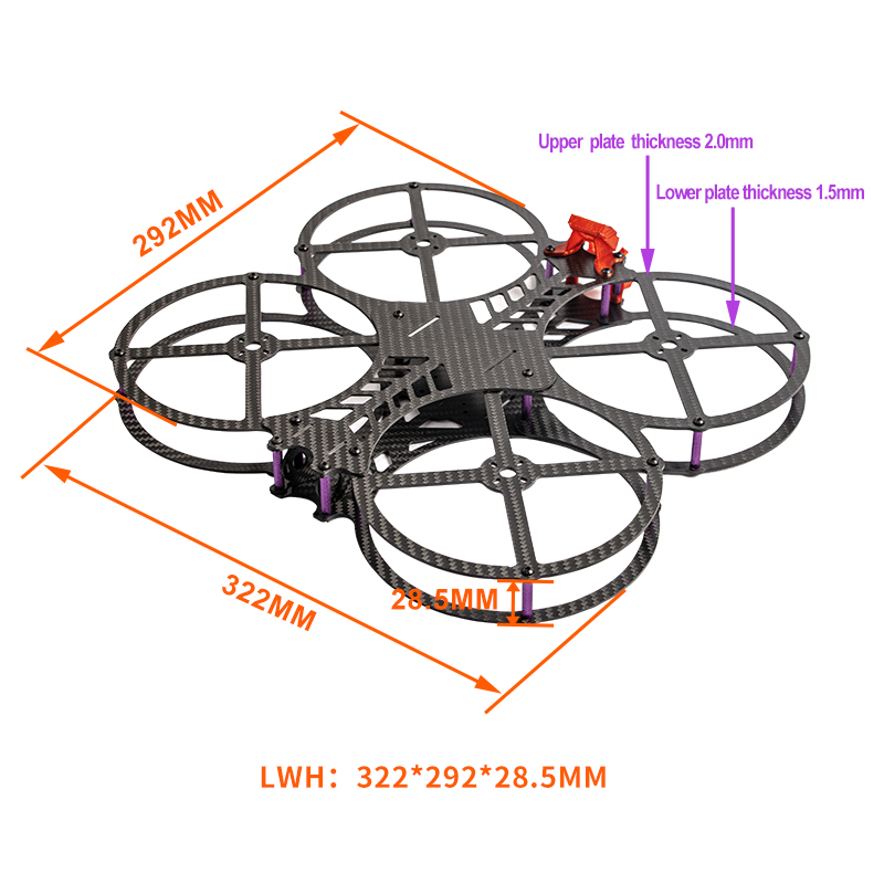 NEW 5 inch AOS Cine O5 EVO V1. - Drone Kit Racing recensione e prezzo