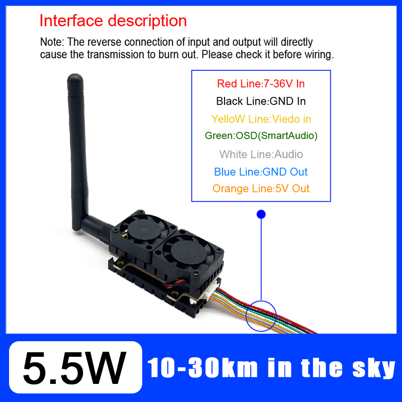 Long Range 5.8GHz 5.5W Video T - Drone Kit Long Range recensione e prezzo