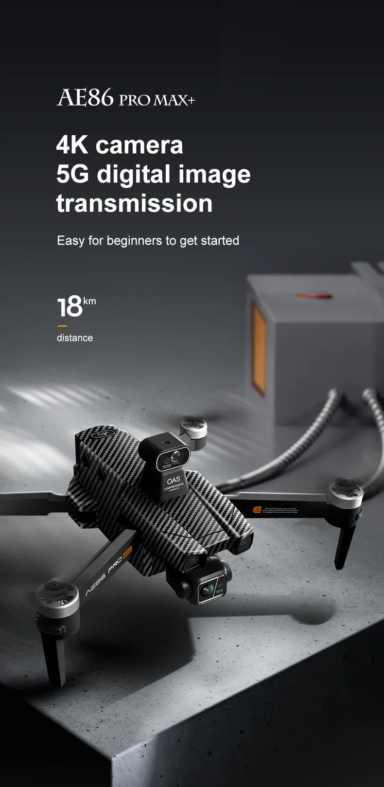 High end AE86drone with camera - Drone Kit Long Range recensione e prezzo