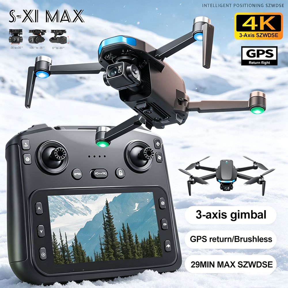 New S-X1 MAX Drone GPS 8K Prof - Drone Kit Professional recensione e prezzo