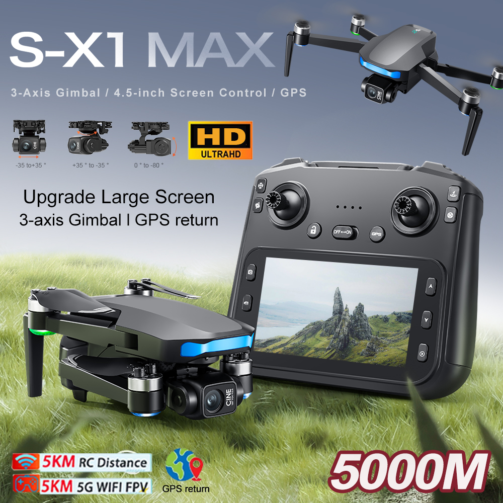 New S-X1 MAX Drone GPS 8K Prof - Drone Kit Professional recensione e prezzo
