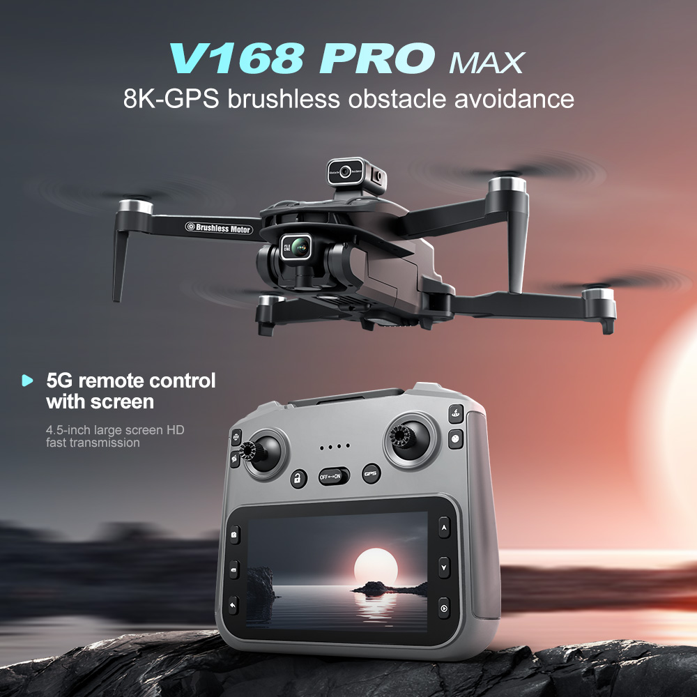 Lenovo V168 MAX 8K HD Drone 5G - Drone Kit Long Range recensione e prezzo