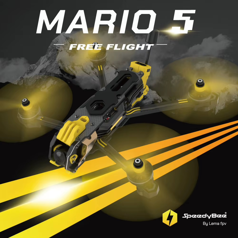 SpeedyBee Mario 5 Frame 5 Inch - Drone Kit Build Yourself recensione e prezzo